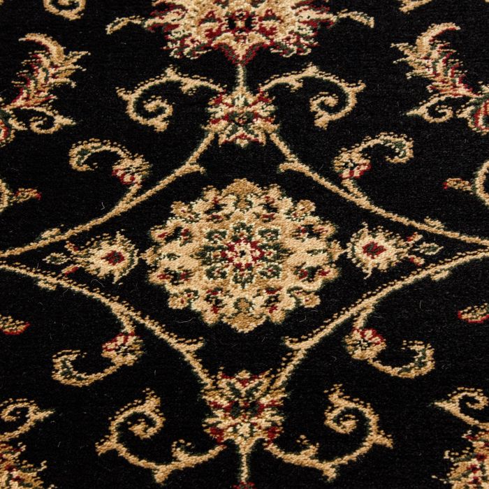 Marrakesh Layla vloerkleed laagpolig rechthoek 160x230cm zwart