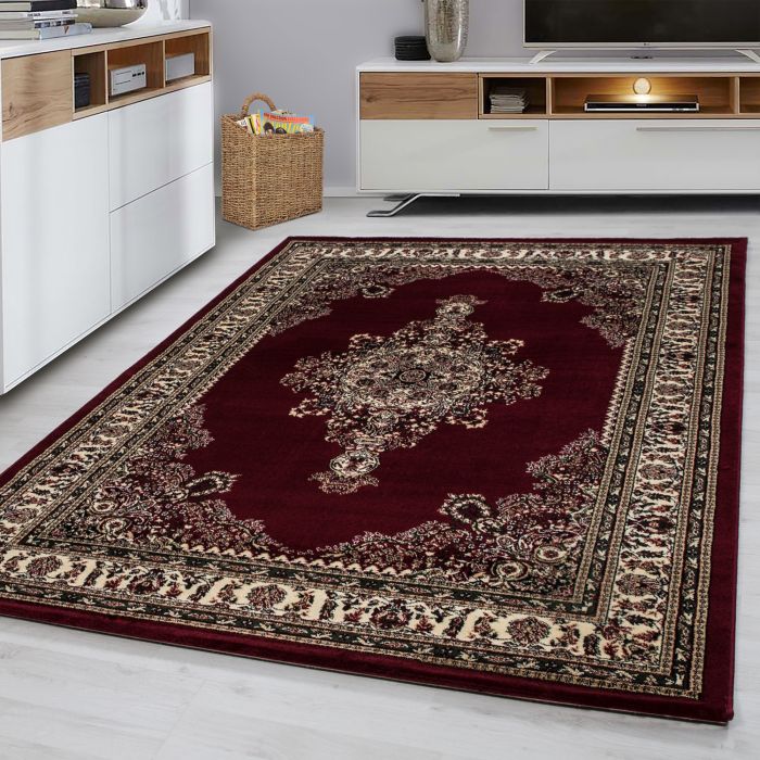 Marrakesh Afra vloerkleed laagpolig rechthoek 240x340cm rood