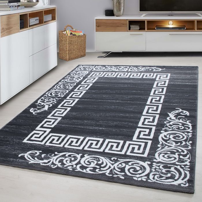 Miami Henna vloerkleed laagpolig rechthoek 120x170cm grijs