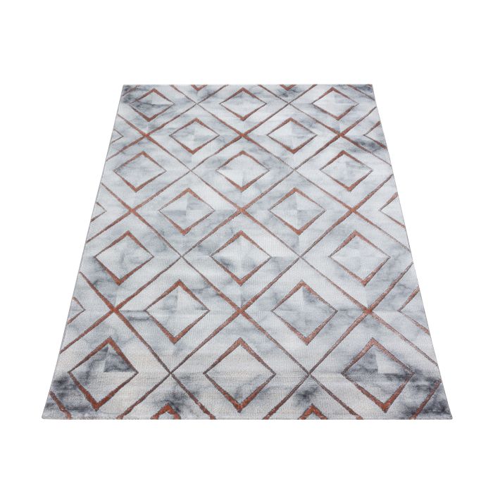 Naxos Rhamnous W vloerkleed laagpolig rechthoek 160x230cm bronskleur