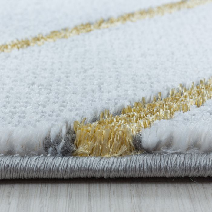 Naxos Rhamnous W vloerkleed laagpolig rechthoek 120x170cm goud