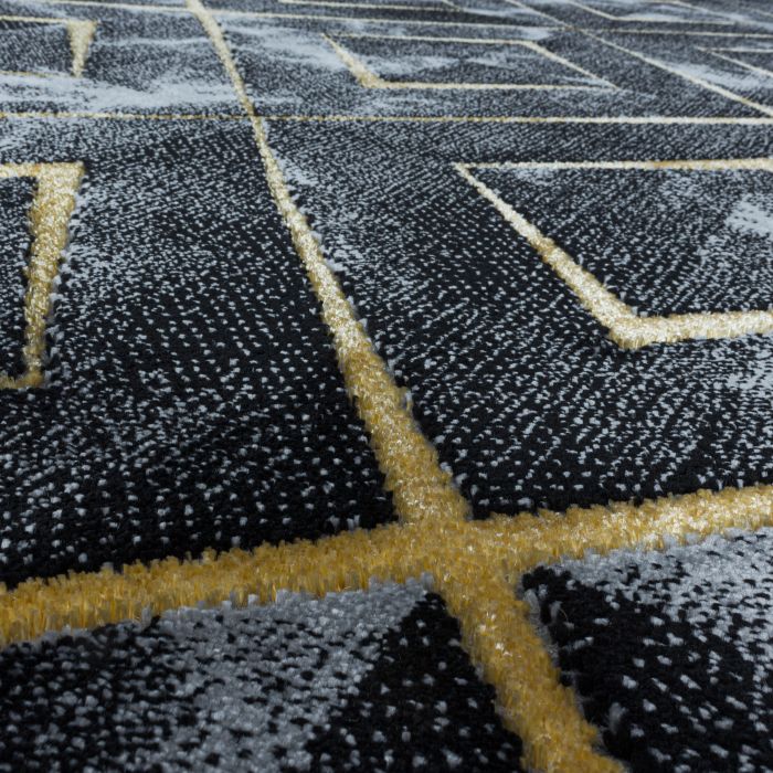 Naxos Rhamnous B vloerkleed laagpolig rechthoek 200x290cm goud