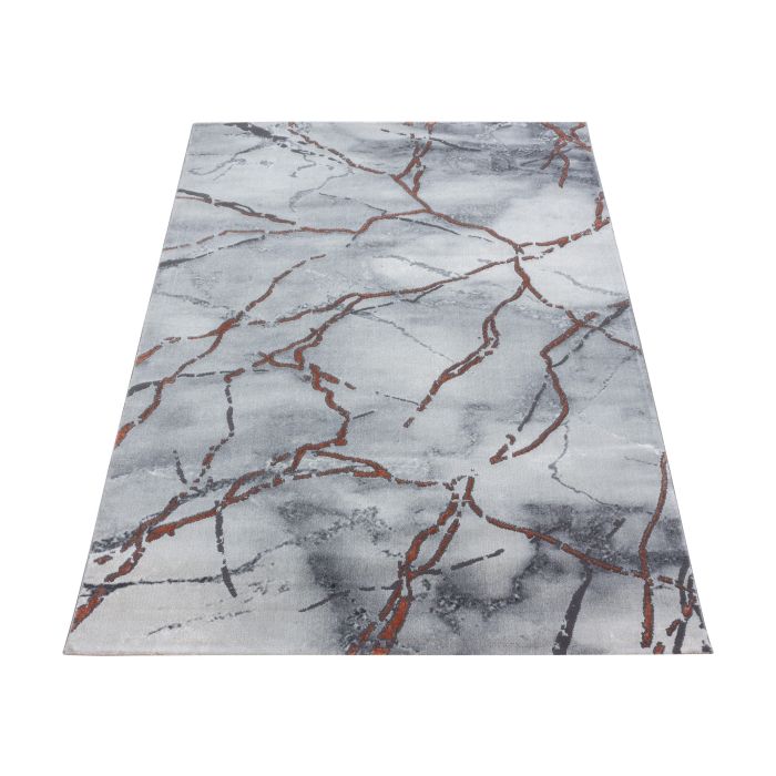 Naxos Marmer vloerkleed laagpolig rechthoek 200x290cm bronskleur