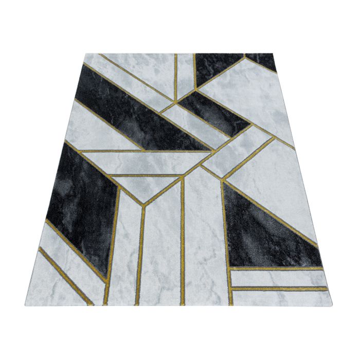 Naxos Kera vloerkleed laagpolig rechthoek 200x290cm goud