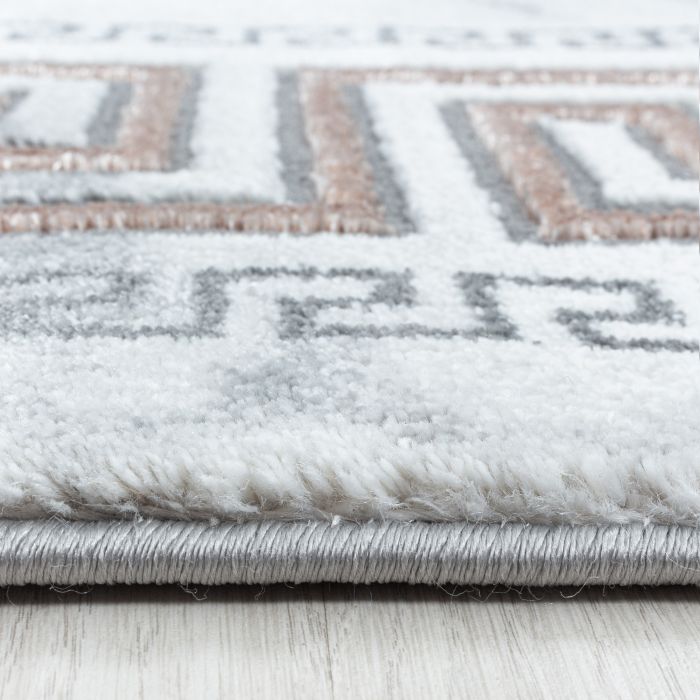 Naxos Laby vloerkleed laagpolig rechthoek 120x170cm bronskleur