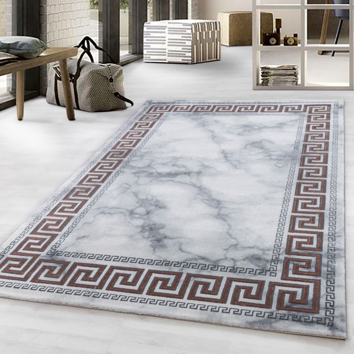 Naxos Laby vloerkleed laagpolig rechthoek 120x170cm bronskleur