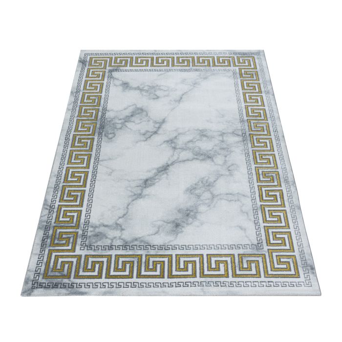 Naxos Laby vloerkleed laagpolig loper 80x250cm goud