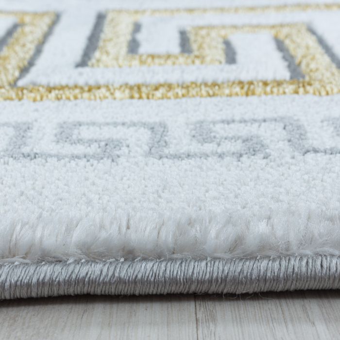 Naxos Laby vloerkleed laagpolig loper 80x250cm goud