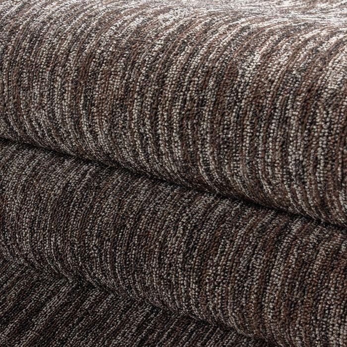 Nizza vloerkleed lussenpolig rechthoek 120x170cm bruin