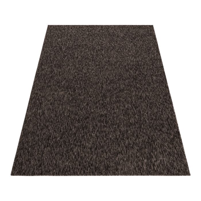Nizza vloerkleed lussenpolig rechthoek 120x170cm bruin