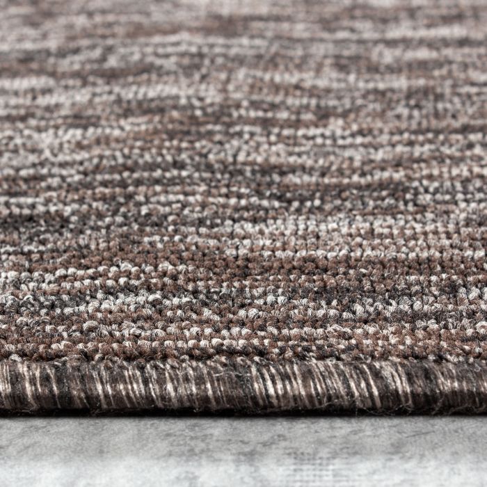 Nizza vloerkleed lussenpolig rechthoek 120x170cm bruin