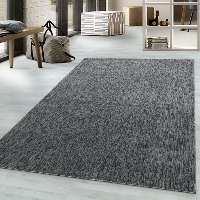 Nizza vloerkleed lussenpolig rechthoek 280x370cm grijs