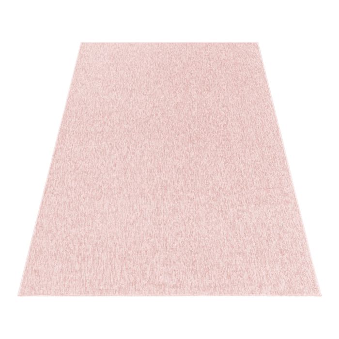 Nizza vloerkleed lussenpolig rechthoek 140x200cm roos