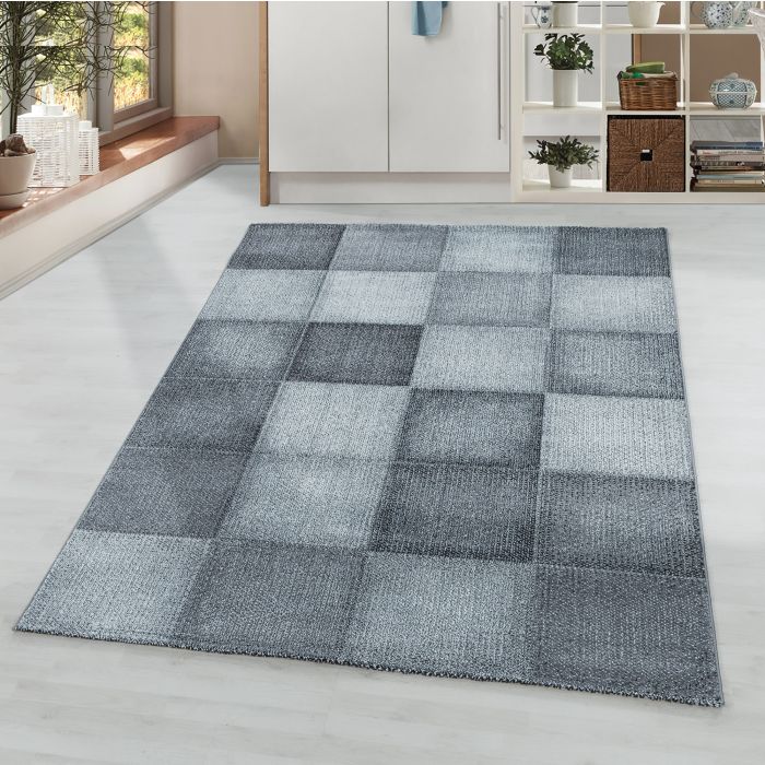 Ottawa Buz vloerkleed laagpolig rechthoek 120x170cm grijs