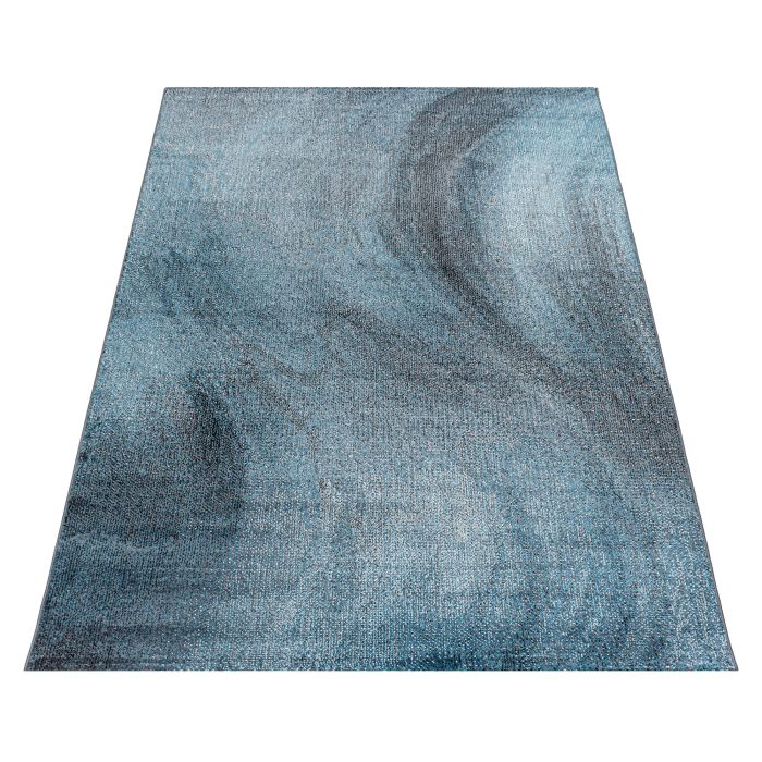 Ottawa Canvas vloerkleed laagpolig rechthoek 240x340cm blauw