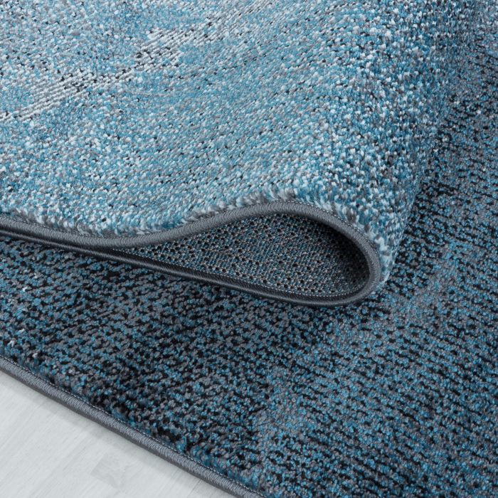 Ottawa Canvas vloerkleed laagpolig rechthoek 240x340cm blauw