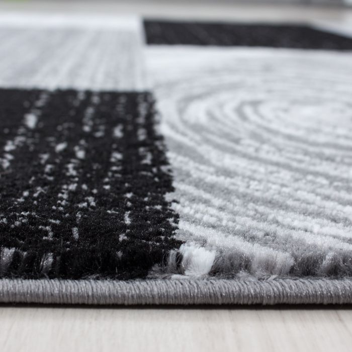 Parma Jawa vloerkleed laagpolig rechthoek 120x170cm zwart
