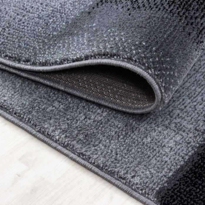 Parma Soft vloerkleed laagpolig rechthoek 160x230cm zwart