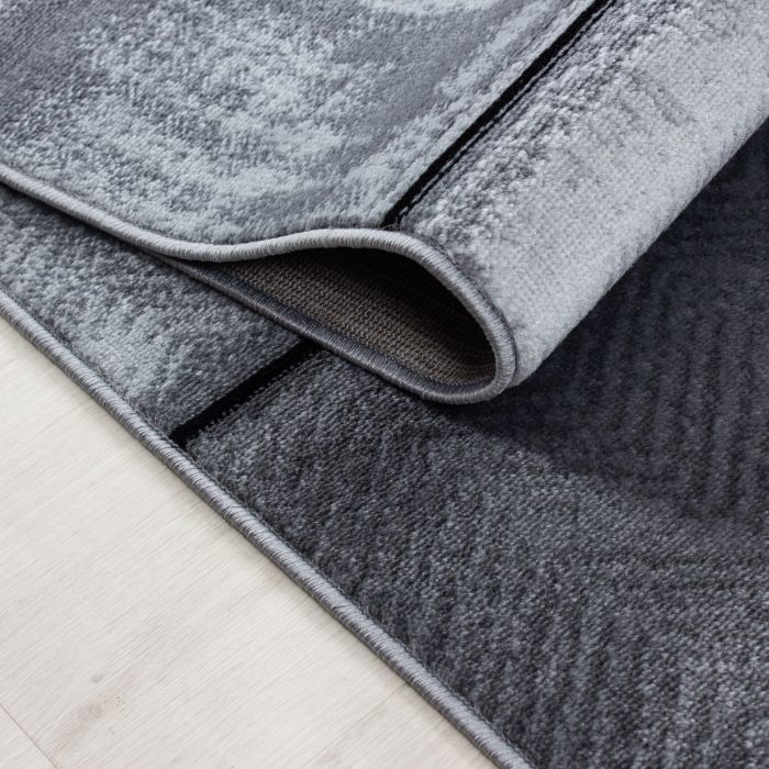 Plus Wallz vloerkleed laagpolig loper 80x300cm zwart