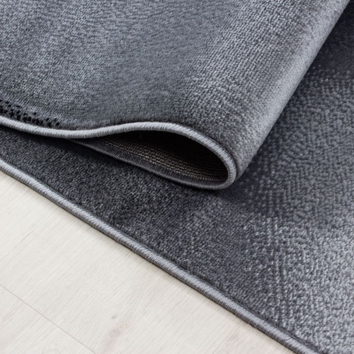 Plus Scala vloerkleed laagpolig rechthoek 80x150cm zwart