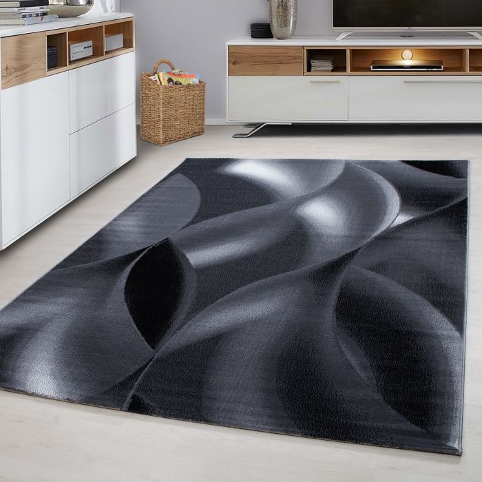 Plus Scala vloerkleed laagpolig rechthoek 160x230cm zwart