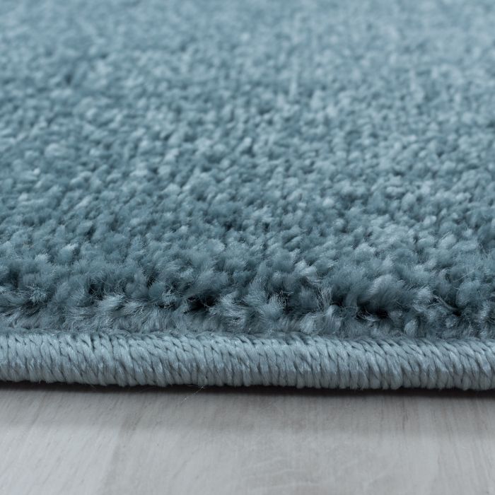 Rio One vloerkleed hoogpolig rechthoek 80x150cm blauw