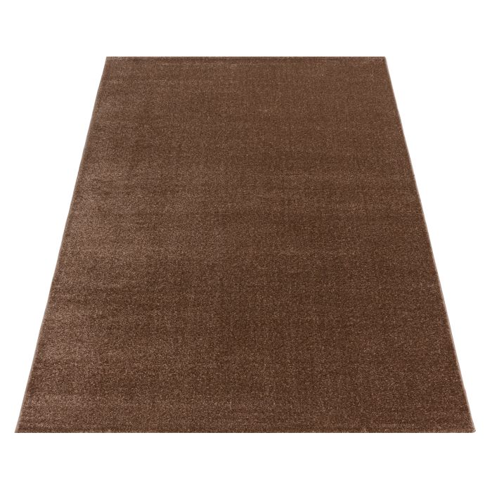 Rio One vloerkleed hoogpolig rechthoek 140x200cm koper