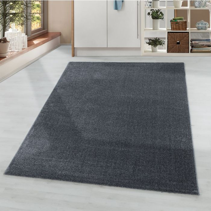 Rio One vloerkleed hoogpolig rechthoek 240x340cm grijs