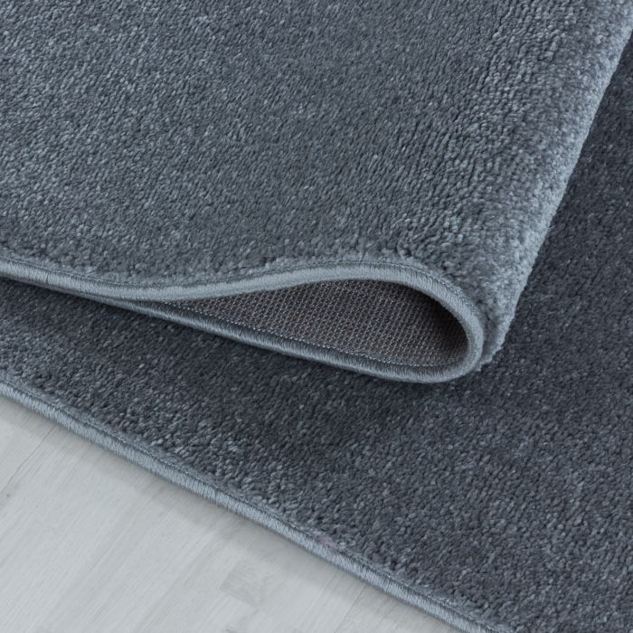 Rio One vloerkleed hoogpolig rechthoek 160x230cm zilverkleur