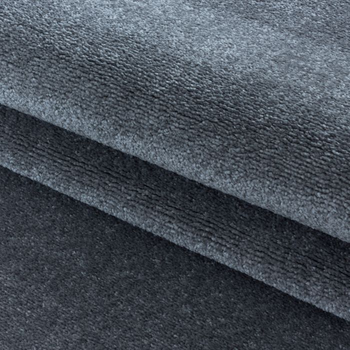 Rio One vloerkleed hoogpolig rechthoek 160x230cm zilverkleur