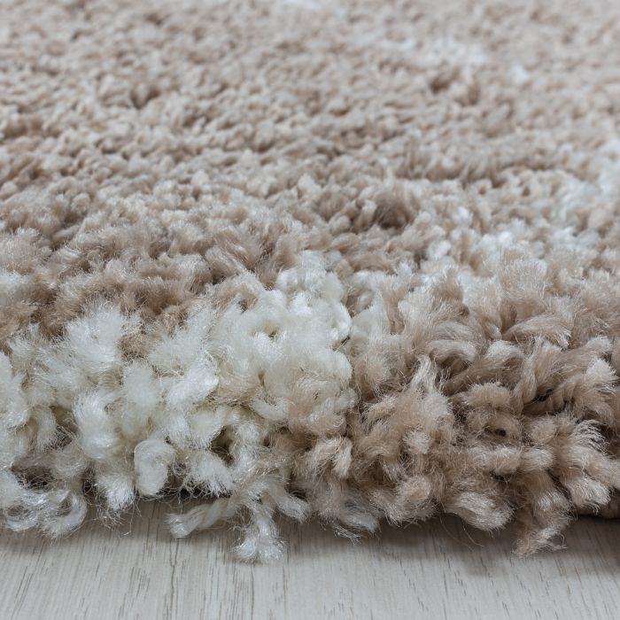 Salsa Shaggy vloerkleed hoogpolig rechthoek 240x340cm beige
