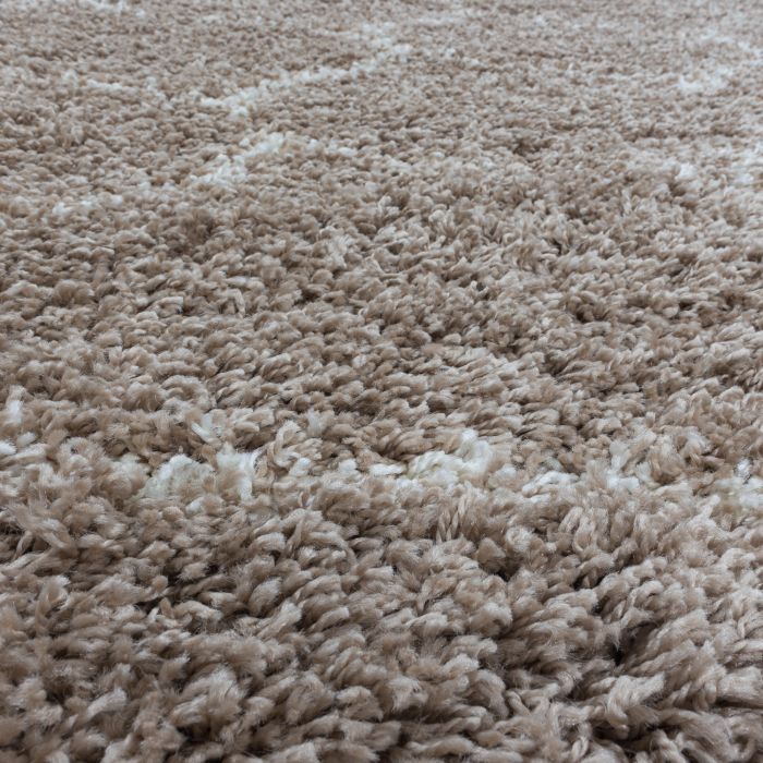 Salsa Shaggy vloerkleed hoogpolig rechthoek 240x340cm beige