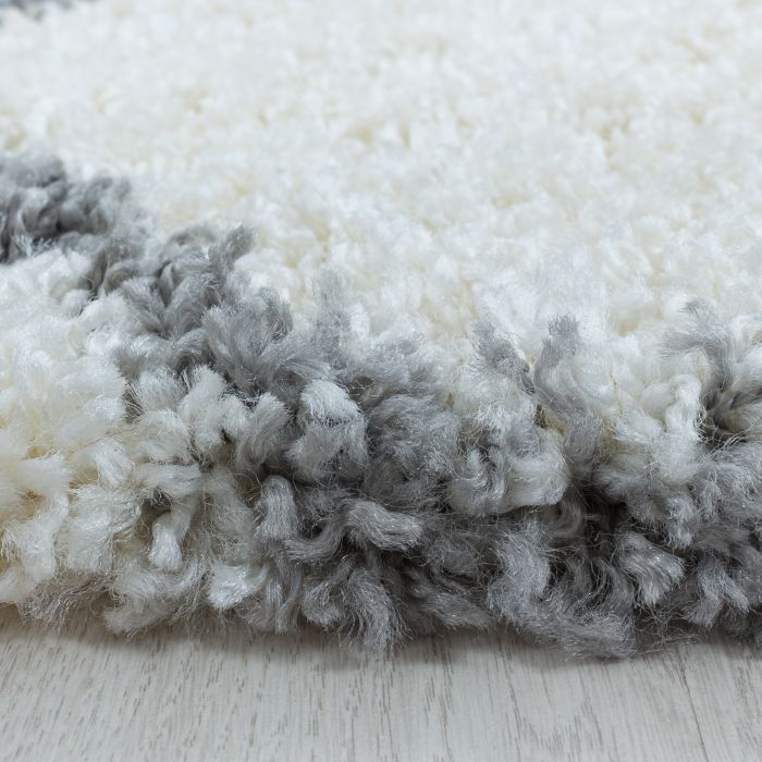 Salsa Shaggy vloerkleed hoogpolig rechthoek 60x110cm crème