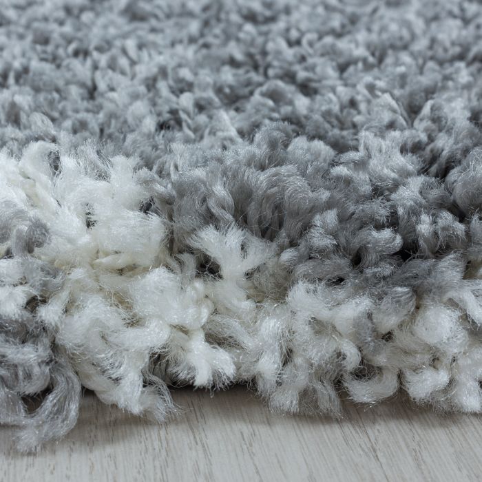 Salsa Shaggy vloerkleed hoogpolig rechthoek 200x290cm grijs