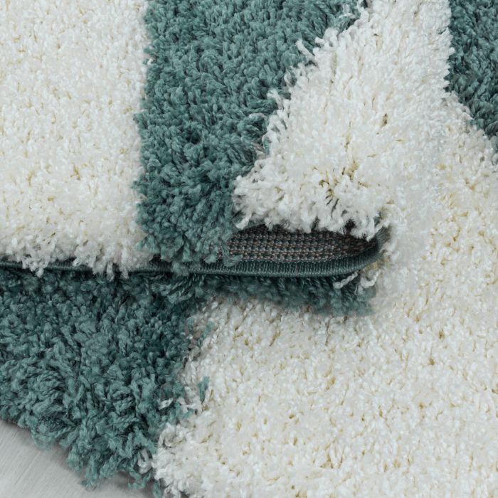 Tango Shaggy vloerkleed hoogpolig rechthoek 160x230cm blauw