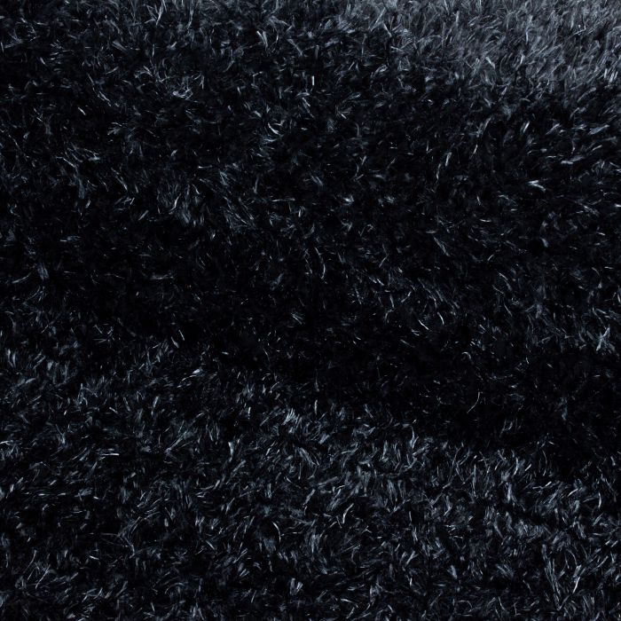 Brilliant Shaggy vloerkleed hoogpolig rechthoek 280x370cm zwart
