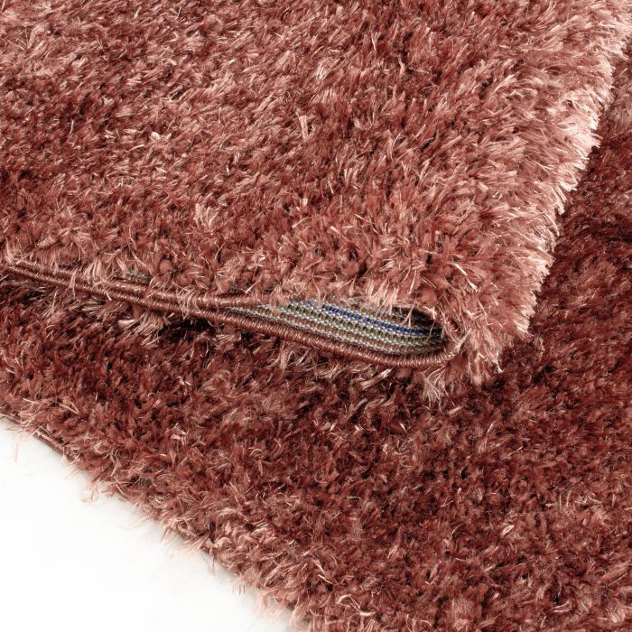 Brilliant Shaggy vloerkleed hoogpolig rechthoek 120x170cm koper
