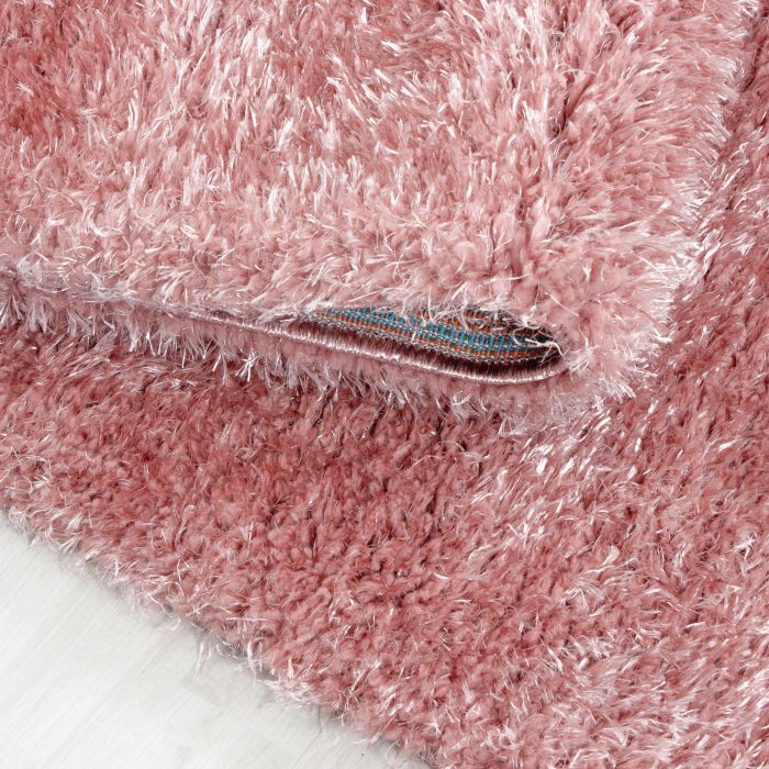 Brilliant Shaggy vloerkleed hoogpolig rechthoek 280x370cm roos