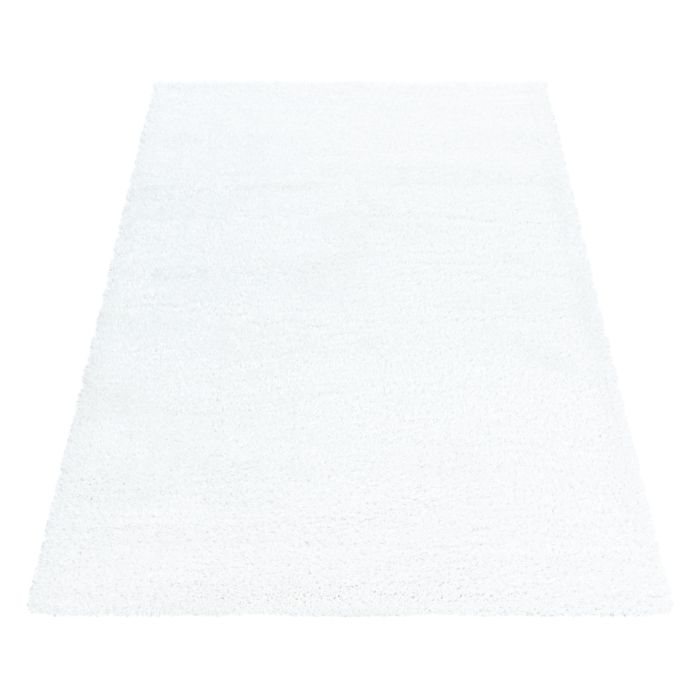 Brilliant Shaggy vloerkleed hoogpolig rechthoek 200x290cm sneeuw