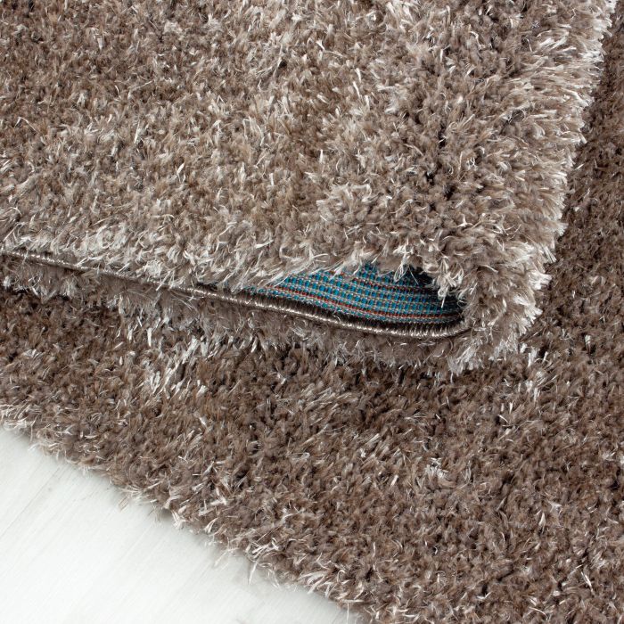 Brilliant Shaggy vloerkleed hoogpolig rechthoek 160x230cm taupe