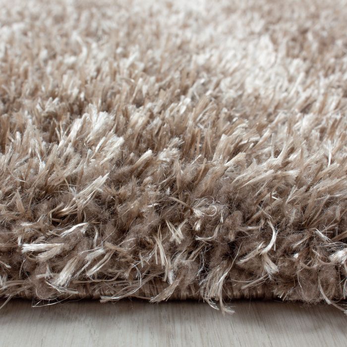 Brilliant Shaggy vloerkleed hoogpolig rechthoek 160x230cm taupe