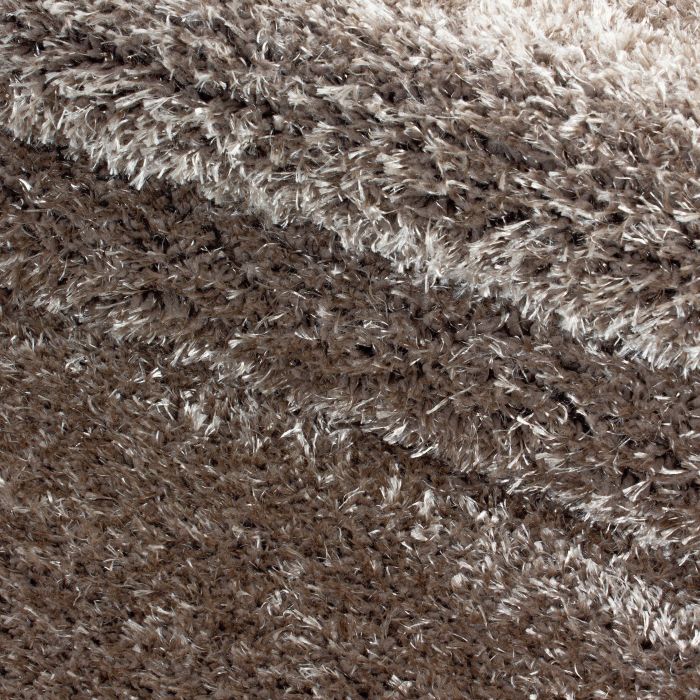 Brilliant Shaggy vloerkleed hoogpolig rechthoek 160x230cm taupe