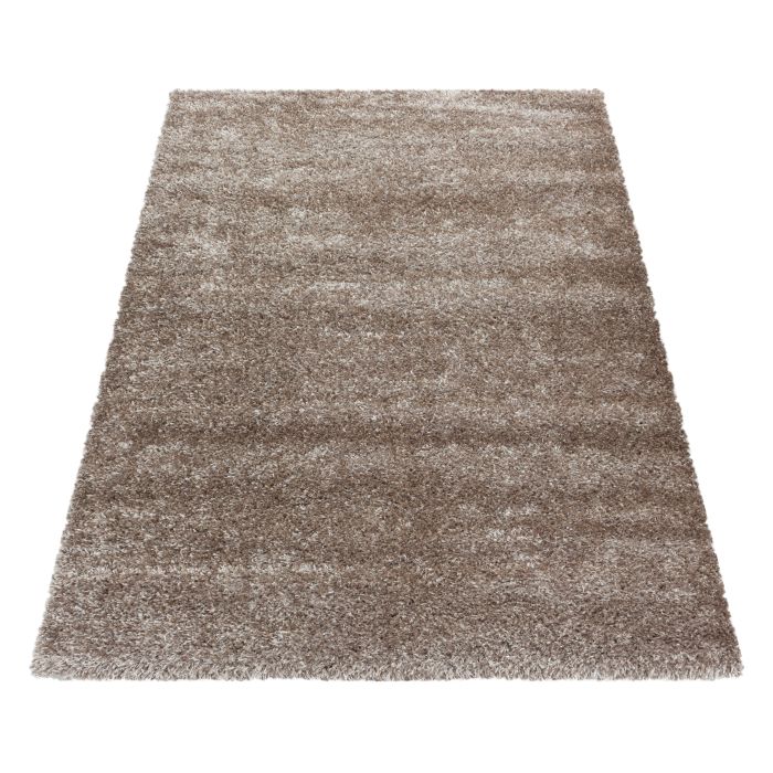 Brilliant Shaggy vloerkleed hoogpolig rechthoek 160x230cm taupe