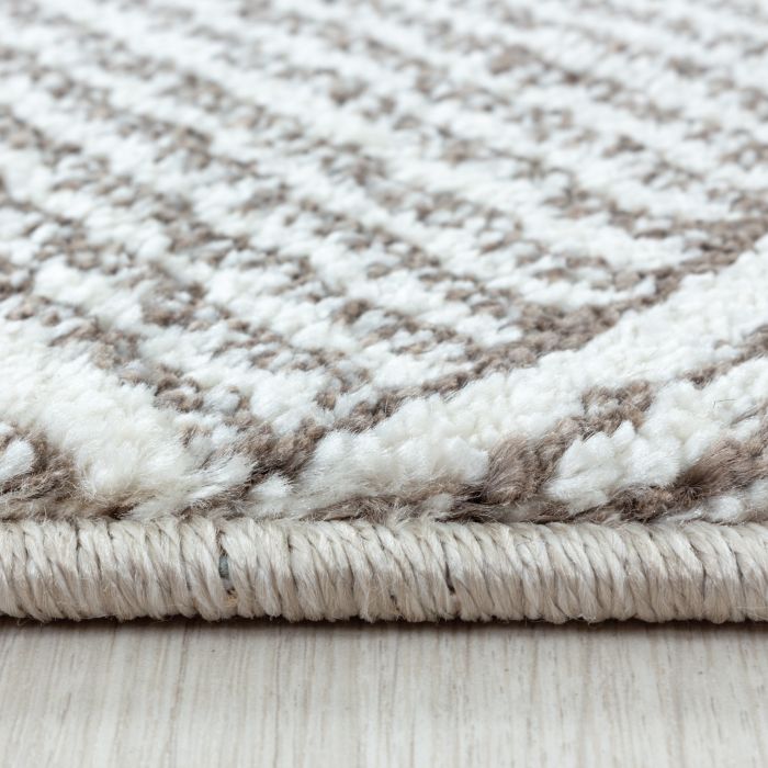 Royal Hexagon vloerkleed laagpolig rechthoek 120x170cm beige