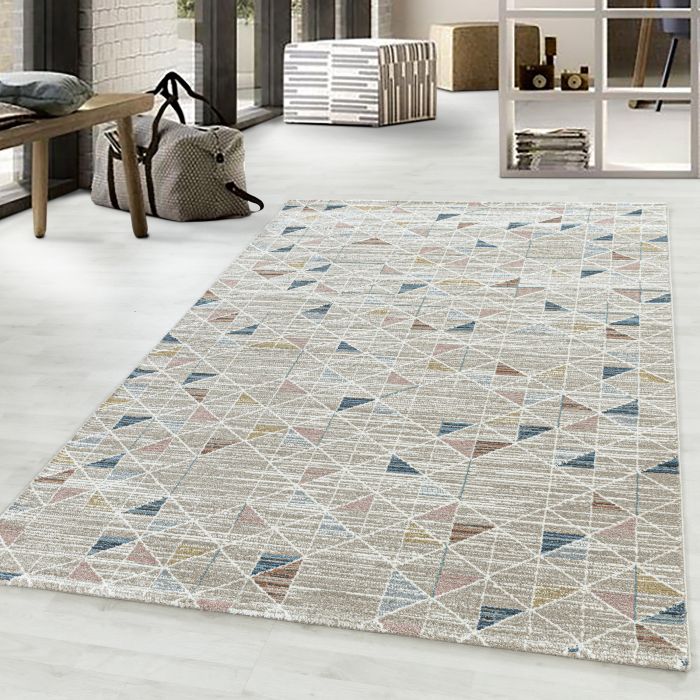 Royal Pixel vloerkleed laagpolig rechthoek 140x200cm multikleur