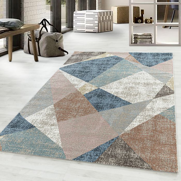 Royal Origami vloerkleed laagpolig rechthoek 120x170cm multikleur