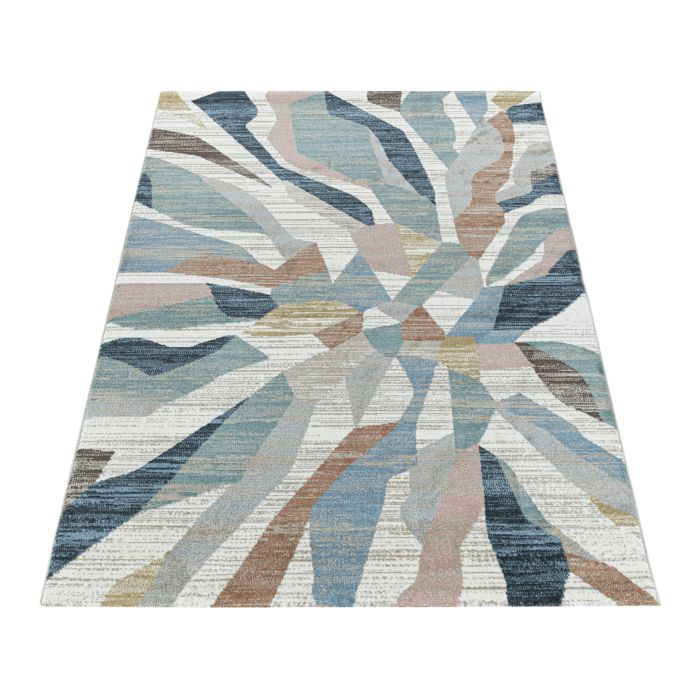Royal Spiral vloerkleed laagpolig loper 80x250cm multikleur