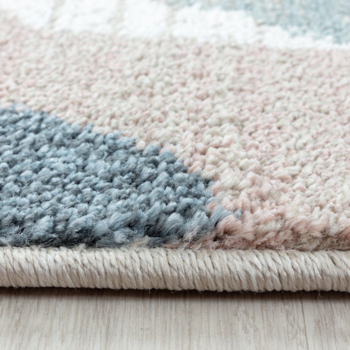 Royal Spiral vloerkleed laagpolig rechthoek 140x200cm multikleur