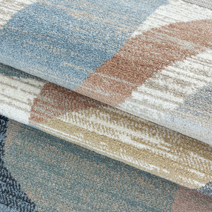 Royal Spiral vloerkleed laagpolig rechthoek 140x200cm multikleur