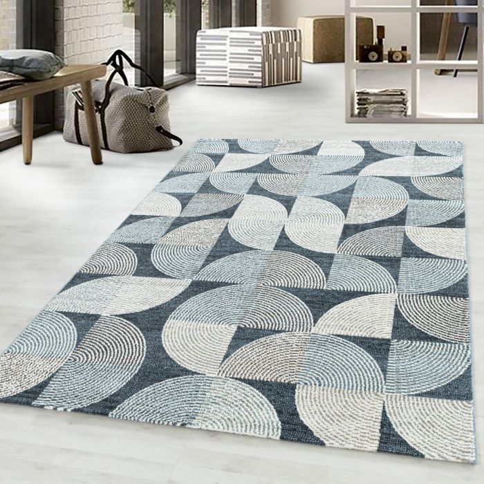Royal Pic vloerkleed laagpolig rechthoek 160x230cm navy blauw